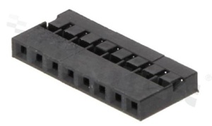 Crimp Terminal Housing; pitch 2.00mm; 1x8 pins; assembly: for cable; female; single row