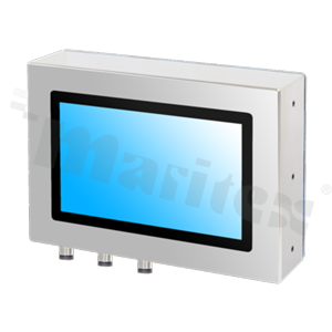 Monitor przemysłowy 10.1"; FULL IP66; typ dotyku: CTP;1280x800; jasność 500 nitów; kontrast 1000:1; kąt widzenia 150/160; VGA (M12); HDMI (IP67; option); temp. pracy: -20+60 st.C; zasilanie 12V-24V DC (M12); VESA