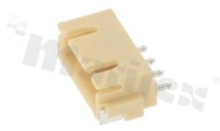 Header for PCB; pitch 2.50mm; 4-contacts; SMD; male; side entry; 250V/3A