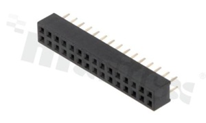 Listwa stykowa do PCB; w rastrze 2.00mm; 2x15 styków; montaż: THT; żeńska; prosta; dwurzędowe