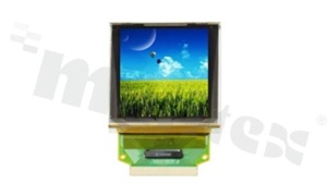Wyświetlacz LGM OLED; LCD graficzny; 1.46"; 128xRGBx128 pikseli; FULL RGB; obszar aktywny 26.279x26.284mm; FPC do złącza ZIF; 39 pinów