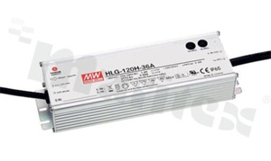 Power Supply; LED; dimming; 120W; 48V; 2.5A; 90-305VAC; 127-431VDC; IP67
