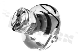 Lens for LED high power; angle: oval 8 x 360 degrees ; Number of LEDs: 1; Dimensions: round 17mm; Height: 10mm; material: PC; Fastening: adhesive