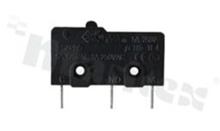 Miniature Micro switch with button; SPDT; PCB type; 5A. 
