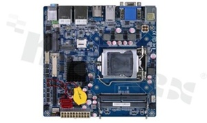 Płyta główna Mini-ITX; LGA1151; RAM: do 64GB; mSATA; 2xSATA; 6xCOM; 10xUSB; 2xLAN; VGA; HDMI; LVDS; DIO; Audio; PCIe x1; Mini PCIe; M.2 E-Key; temp. pracy: 0+60C; zasilanie: ATX