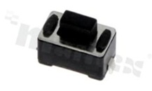Przełącznik Tact Switch; SMD; wymiary korpusu 3.0x6.0; h=5.0mm; pionowy; o sile nacisku 160gf; przycisk prostokątny