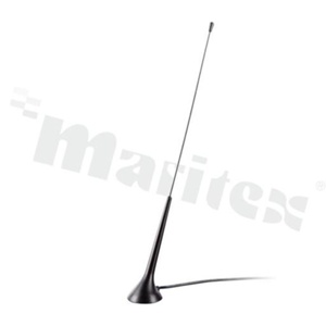Antena; whip; DAB; 174-1492MHz; 6.0/7.0/10.0dB; liniowa; dookólna; RG174; FME+Radio; śrubowy; 482mm; czarny; IP65-IP66