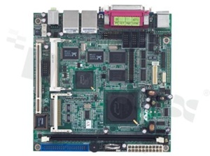 AMD LX Mini ITX SBC with Dual LANs; 4COM and USB 2.0