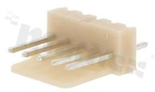 Header for PCB; pitch 2.54mm; 5-contacts; THT; male; top entry; 250V/3A