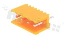Pluggable terminal block; pitch 3.96mm; 4-ways; male; straight pin header; open type; UL 150V/8A