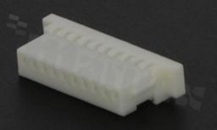 Crimp terminal housing; pitch 1.00mm; 10-contacts; female; applicable wire AWG#28-32; 50V/1A