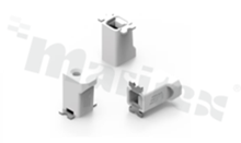 SMD lightning connector; 1- contact; SMD