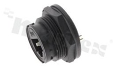 Socket RJ45; female; shielded; class 5E; latch; IP67