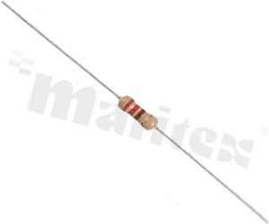 Miniature resistor RM; 2.2 kOhm; 5%; 1/4W; 1.85x3.5mm 