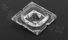 Lens for LED high power; mid power; angle: 146 to 156 degrees FWHM; Number of LEDs: 1; Dimensions: 25x25mm; Height: 6.8mm; meterial: PMMA; Fastening: glue; pin; screw