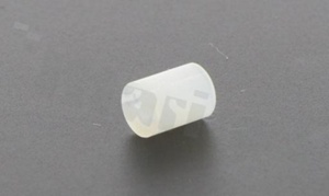 Podstawka pod diodę LED; średnica LED 3.0mm; wysokość A=6.5mm; bezbarwna