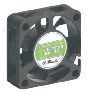 Fan; DC; 0.07m3/min; 0.15A; 3.5-5.5VDC; 0.75W; 8000RPM; 24dBA; 28 AWG; plastic; -10+70 deg.C; 8g; 30x30x10mm