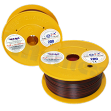 Przewód pojedynczy LGY/H05V-K; z wielodrutową miedzianą żyłą; czarny/czerwony; przekrój 0.35mm2; AWG 22; 500V; -40+105 st.C; 200m.