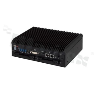 Bezwentylatorowy komputer przemysłowy; LGA1151; RAM: 8GB/16GB; 4xCOM; 6xUSB; 2xLAN; DP; DVI-I; DIO; Audio; SATA; temp. pracy: 0+50C; 12-24VDC