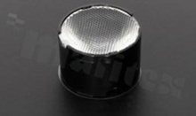 Lens for LED high power; angle: 22 to 23 degrees FWHM; Number of LEDs: 1; Dimensions: round 22mm; Height: 14.6mm; meterial: PMMA; PC; Fastening: tape