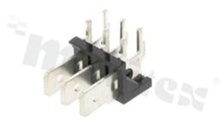 Terminal block; pitch 5.08mm; 3-contacts; THT; male; side entry; 250V/25A
