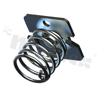 Battery holder; spring contact; AAAA, A27, A23, AAA; N