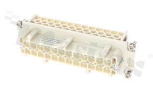 Female insert; Heavy-Mate E series; 24 pins(24+PE); size: E24; 18A; 500V; wire 0.5-4mm2; contacts plating: silver plated; screw