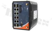 Industrial Dual 4G LTE M2M IoT Gateway with 4x10/100/1000Base-T(X); 4xGigabit SFP Combo ports; 2xSerial ports and web-based software for IIoT and SCADA applications