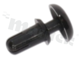 Snap rivet black for 3mm hole dia