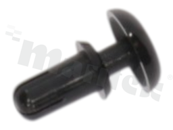 Snap rivet black for 3mm hole dia