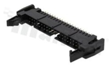 Złącze do PCB, w rastrze 2.54mm; 40-stykowe; montaż: THT; męskie; proste