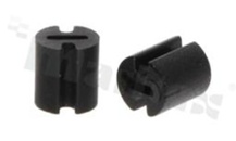 Spacer sleeve for 3.0mm LED; high A=5.0mm; black