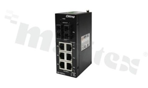 Unmanaged Ethernet switch with 24x10/100Base-T(X); oper. temperature: operating temperature -40+70 deg.C; DIN rail mountable; supply 12...48VDC