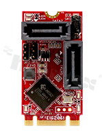 Expansion board M.2 -> dual SATA III RAID Module; oper. temperature: 0+70 deg.C