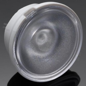 Lens MIRA-MKR-W-12879, Wide, 42°, for CREE™ series MHD-E/G; MK-R; XHP70, diameter 35mm, height 15.8mm, white holder, adhesive tape, Ledil