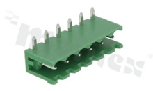 Listwa zaciskowa rozłączalna; w rastrze 5.08mm; 6-torowa; męska; kątowa; otwarta; UL 300V/15A, TUV 320V/20A