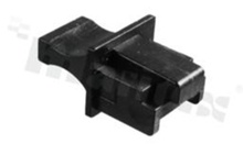 Blind Plug for RJ45 sockets; black