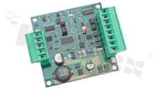 Interface board of Oxygen sensor; range: 25%/100%; supply: 24V; working temperature: -10+70 deg.C; output: 4-20mA, 0-10V, RS232