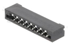 Non-ZIF connector for FFC/FPC; pitch 2.54mm; 8-contacts; THT; top entry