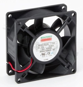 Wentylator; DC; 12VDC; 80x80x32mm; 2.21m3/min; 50.40dB; 4 przewody