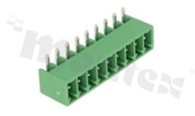 Listwa zaciskowa rozłączalna; w rastrze 3.50mm; 9-torowa; męska; kątowa; zabudowana; UL 300V/8A; TUV:250V/7A