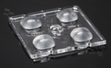Lens C13499_STRADA-2X2-CY, 131deg. , 50x50mm for LED CREE XM-L/ XP-G;  XT-E;  XM-L2/ XP-L/ XP-L HI Ledil/28