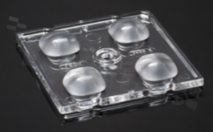 Lens C13499_STRADA-2X2-CY, 131deg. , 50x50mm for LED CREE XM-L/ XP-G; XT-E; XM-L2/ XP-L/ XP-L HI Ledil/28