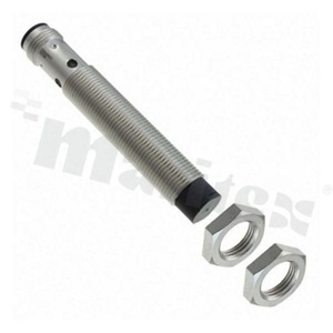 Proximity sensor; inductive; material: nickel-brass; length: 74mm; thread: M12; unshielded; sensing distance: 8mm; power supply: 10-30V DC; NPN-NO; connector: M12