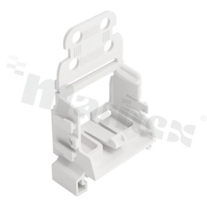 Adapter; for 10-wire connectors from 221 series; 4mm2; for din rail TS35;white