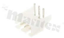 Header for PCB; pitch 2.50mm; 3-contacts; THT; male; side entry; 250V/3A