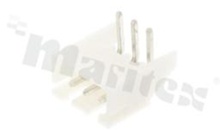 Header for PCB; pitch 2.50mm; 3-contacts; THT; male; side entry; 250V/3A