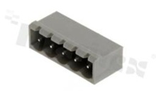 Listwa zaciskowa rozłączalna; w rastrze 5.08mm; 5-torowa; męska; pionowa; zabudowana;kolor szary, UL 300V/16A; TUV:320V/20A