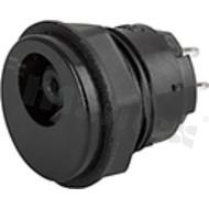 Złącza zasilające AC/DC; Bulkhead, Panel, Rear Side Nut; Solder; -20 st.C - 70 st.C; Straight