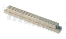 Złącze DIN; typu C; żeńskie; 3x32 styki [A/B/C]; proste; L=4mm
